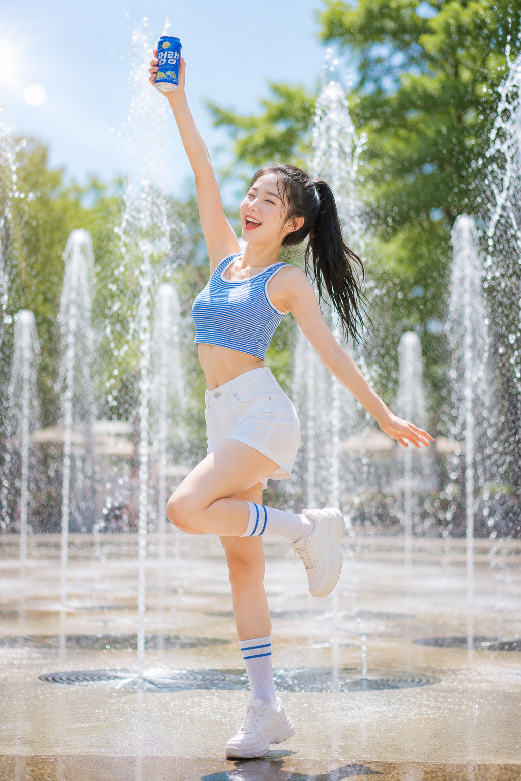 탄산음료 분수 활기찬 visual study