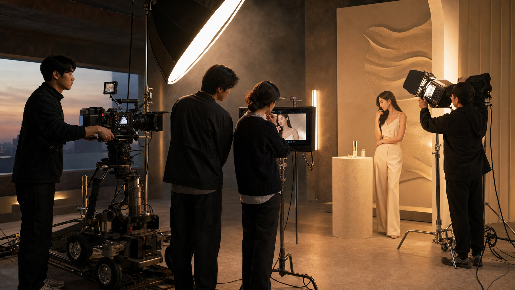 cinematic video set visual study