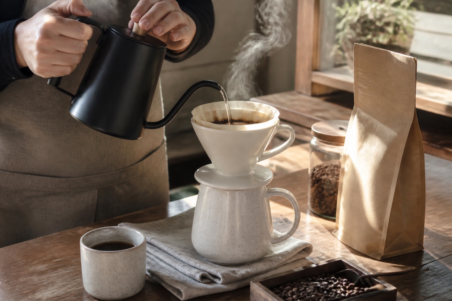 roast pourover visual study