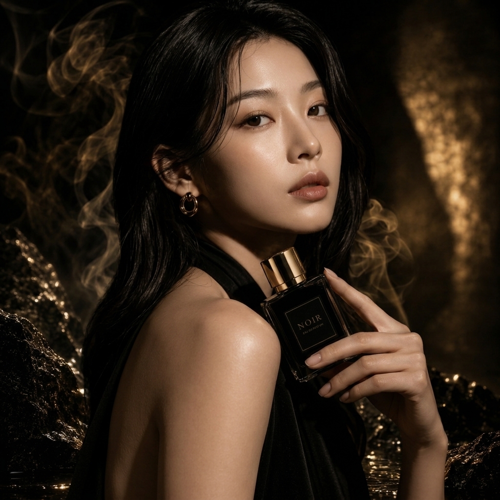 NOIR Fragrance Campaign primary visual